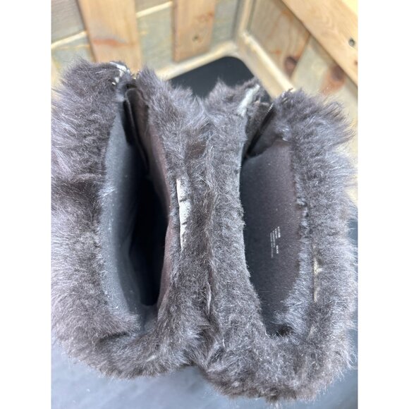 Coach Faith Brown Signature Fur-Lined Winter Boots Womens Size 8.5 - Picture 8 of 10